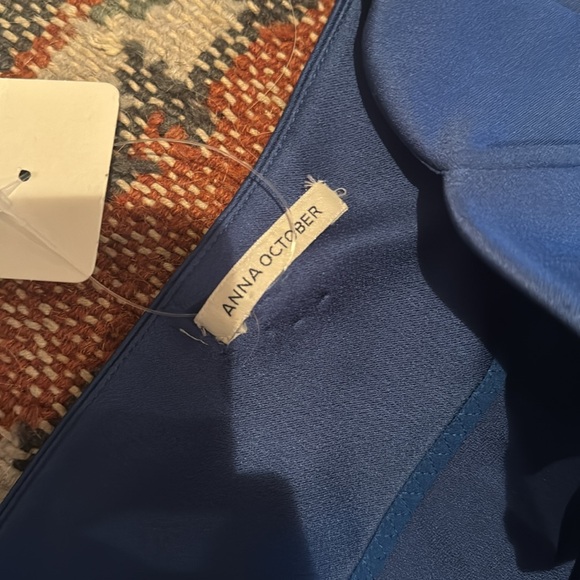 NWT Anna October Tulip Maxi Dress in Blue size medium - Picture 9 of 10